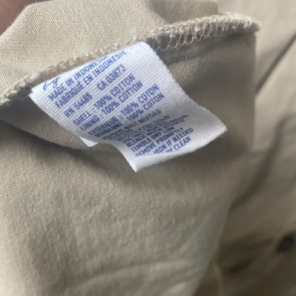 AMERICAN eagle Outfitter Khaki Twill Double Breasted Peacoat / L